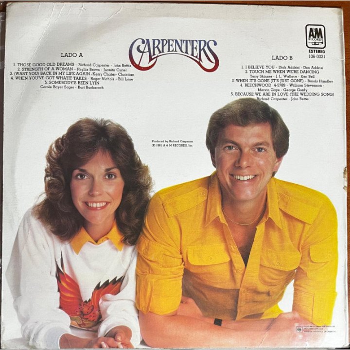 Carpenters - Made in America reverso