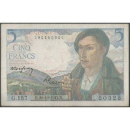 Francia 5 Francs 30 Oct 1947 P98b
