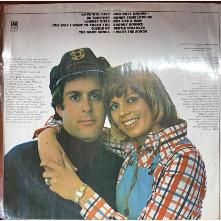 Captain & Tenille - Love Will Keep Us Together reverso