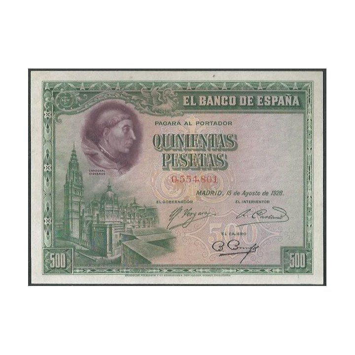 España 100 Pesetas 15 Ago 1928 P77a