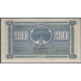 Finlandia 20 Markka 1945 P78a
