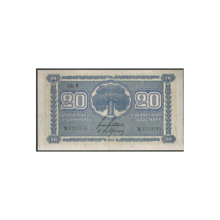 Finlandia 20 Markka 1945 P78a