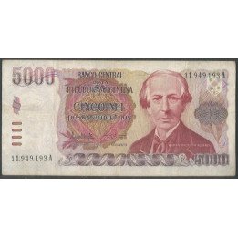 Argentina 5.000 Pesos Argentinos ND1984-5 Serie A P318a