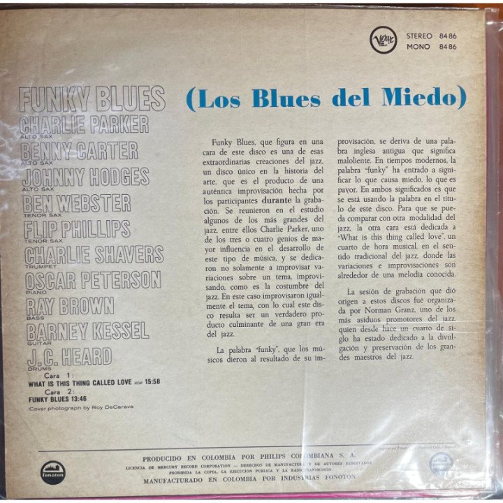 Funky Blues - ( Los Blues del Miedo) reverso