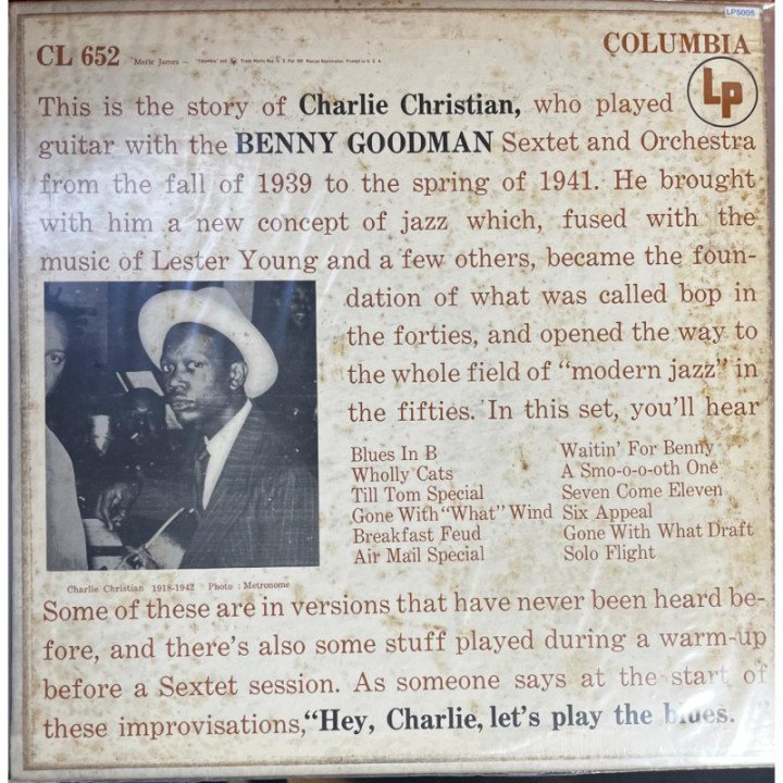 Benny Goodman - '' Hey Charlie let's play the blues''