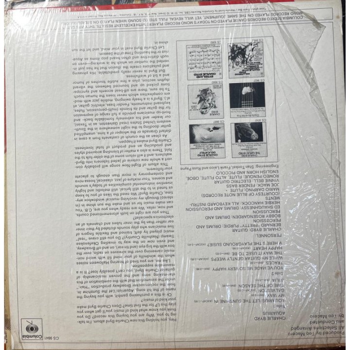 Charlie Byrd - Aquarius reverso