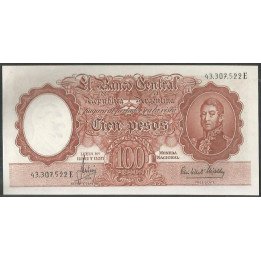 Argentina 100 Pesos ND1957-67 Serie E P272c