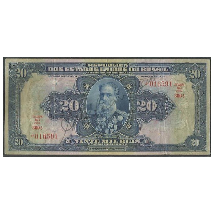 Brasil 20 Mil Reis 1931 P48c