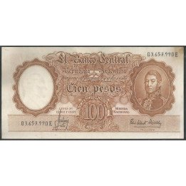 Argentina 100 Pesos ND1957-67 Serie E P272c