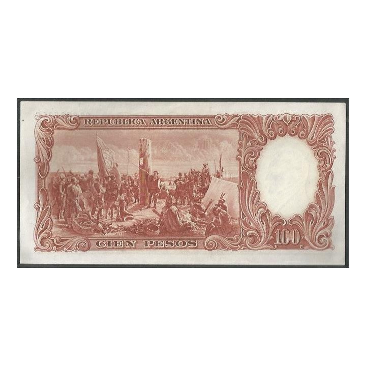 Argentina 100 Pesos ND1957-67 Serie C P272c reverso