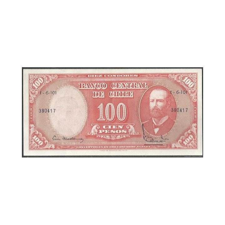 Chile 10 Centesimos ND1960-1 P127a2
