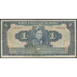 Nicaragua 1 Cordoba 1941 P90a