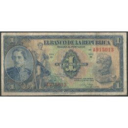 Billete de 1 Peso 20 Jul 1946 RA 6 Dig BGW029