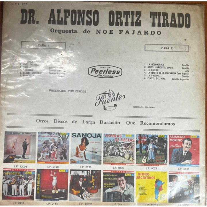 Dr. Alfonso Ortiz Tirado - Orquesta de Noe Fajardo reverso
