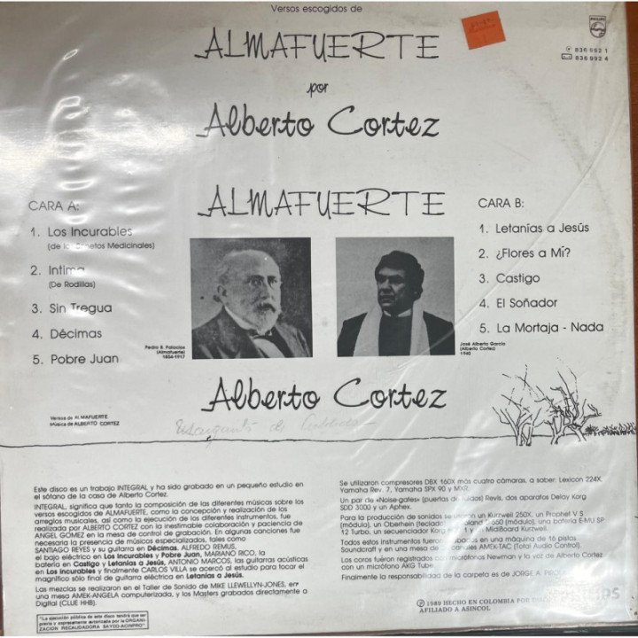 Alberto Cortez- Alma Fuerte reverso