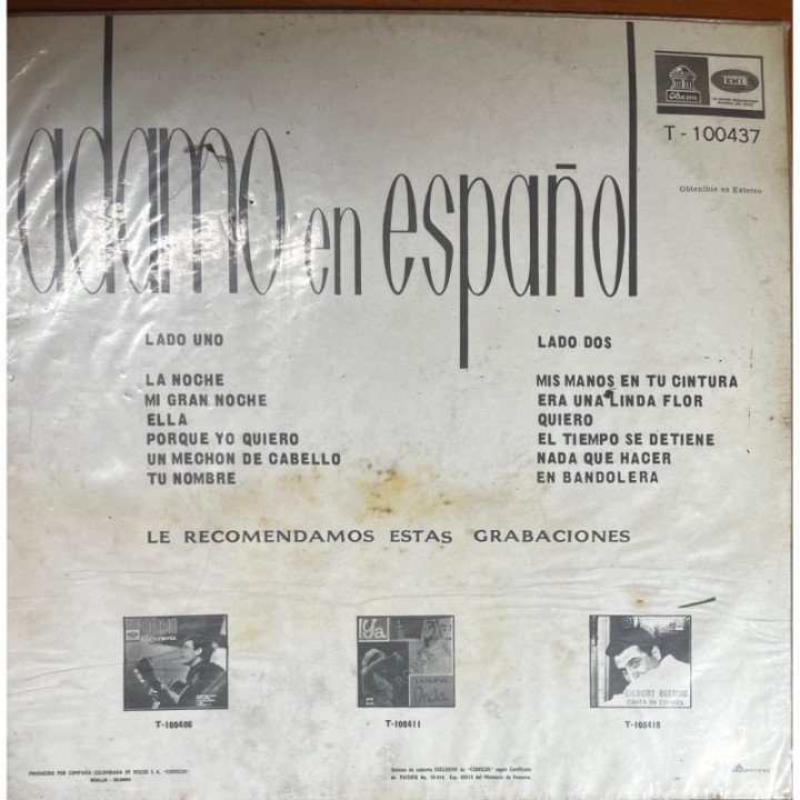 Adamo - En Español reverso