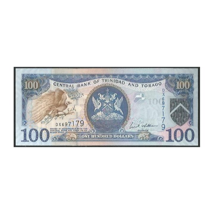 Trinidad y Tobago 100 Dollars 2006 Firma 8 P51a