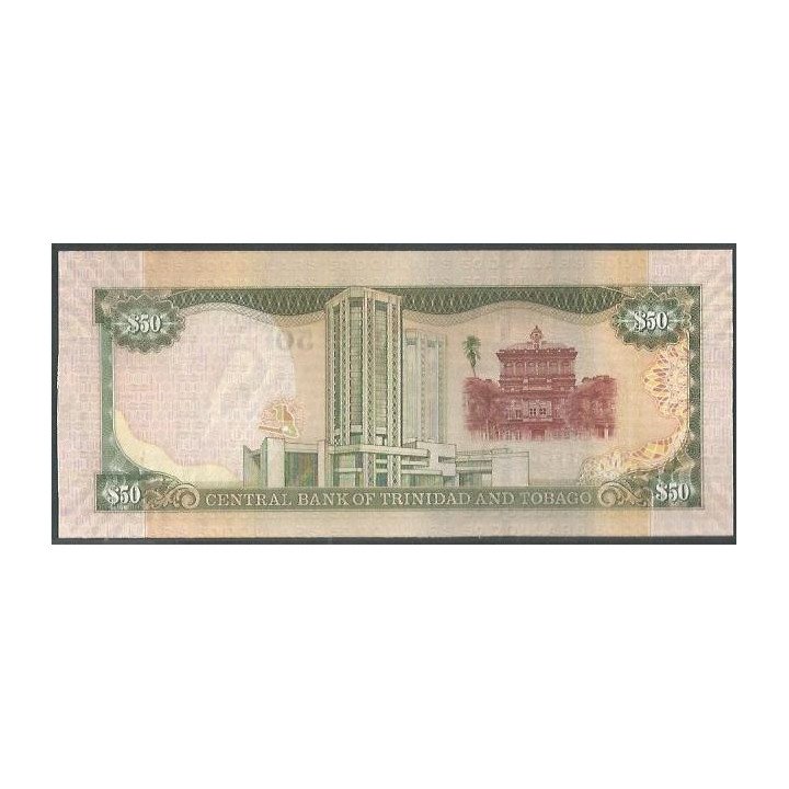 Trinidad y Tobago 50 Dollars 2006 P50 reverso