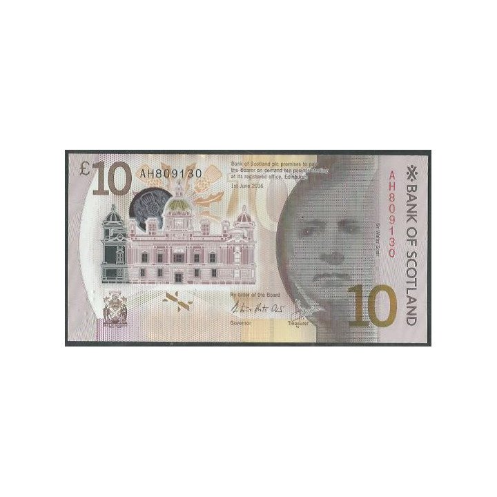 Escosia 10 Pounds 1 Jun 2016 P131