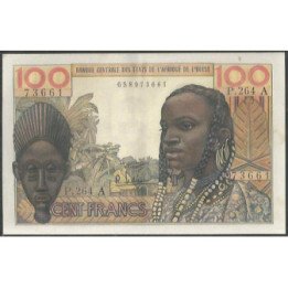 Costa de Marfil 100 Francs ND P101Ag