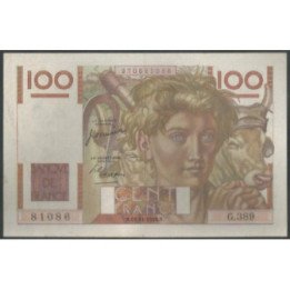 Francia 100 Francs 16 Nov 1950 P128c