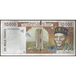 Niger 10.000 Francs 1997 P614He