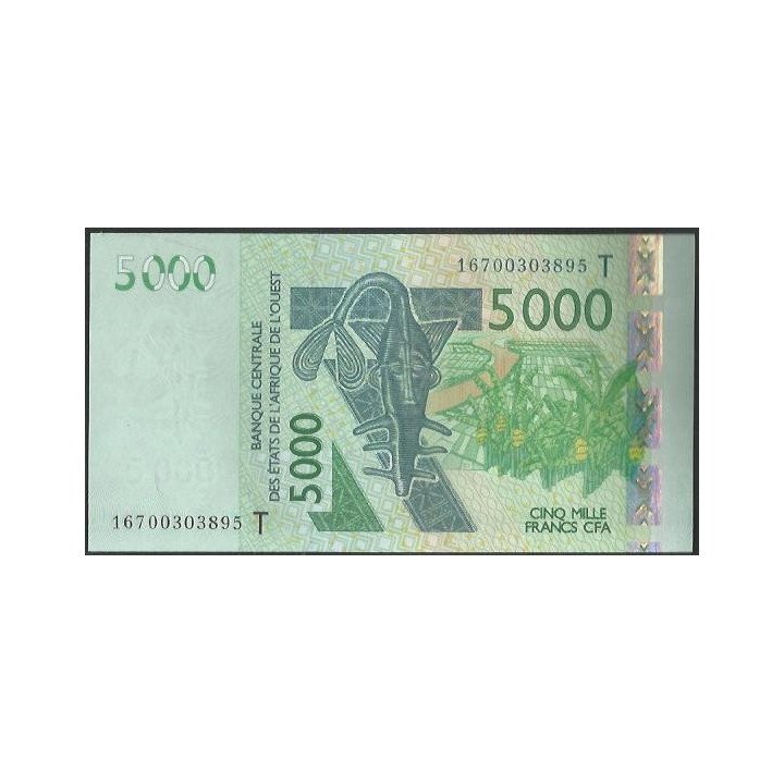 Togo 5.000 Francs 2016 P817Tp