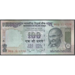India 100 Rupias ND1996 L Firma 88 P91e