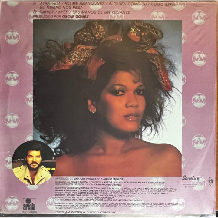 Angela Carrasco- Dama del Caribe reverso