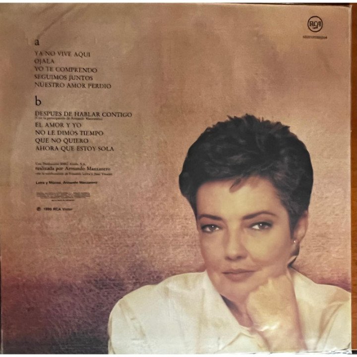 Amaya - Canta a Manzanero reverso