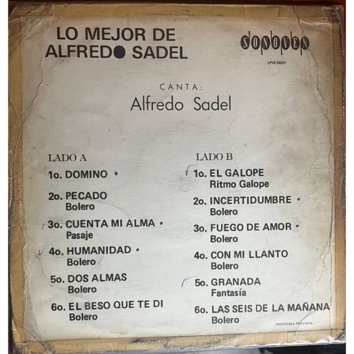Alfredo Sadel - Vol.2 reverso