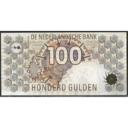 Holanda 100 Gulden 9 Ene 1992 P101