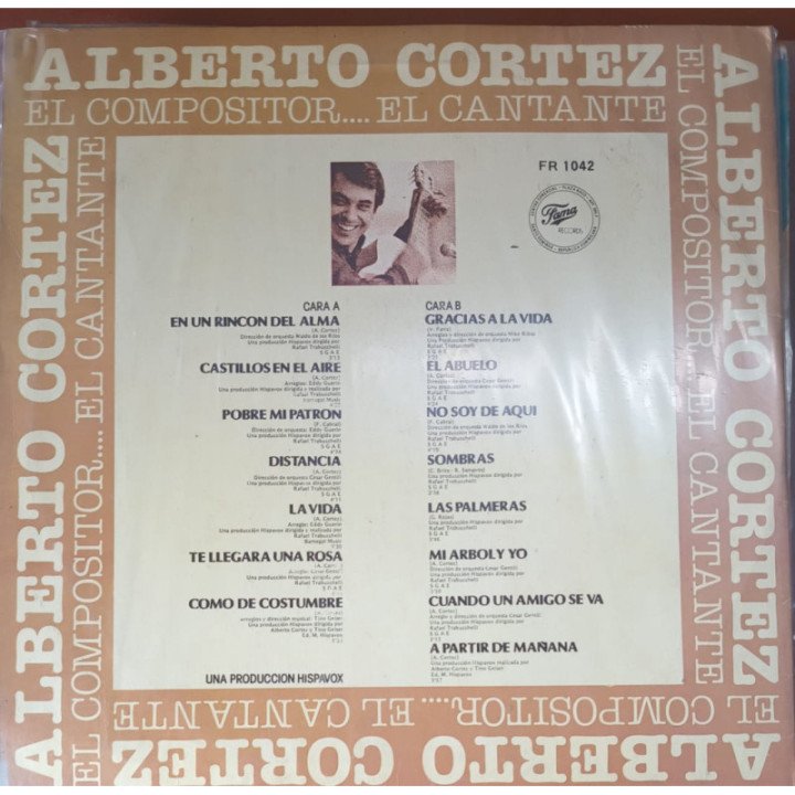 Alberto Cortez - El Compositor... El Cantante reverso