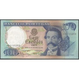 Portugal 100 Escudos 30 Nov 1965 P169a