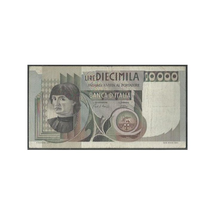 Italia 10.000 Liras 6 Sep 1980 P106b