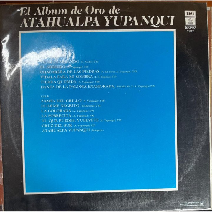 Atahualpa Yupanqui - El Album de Oro reverso