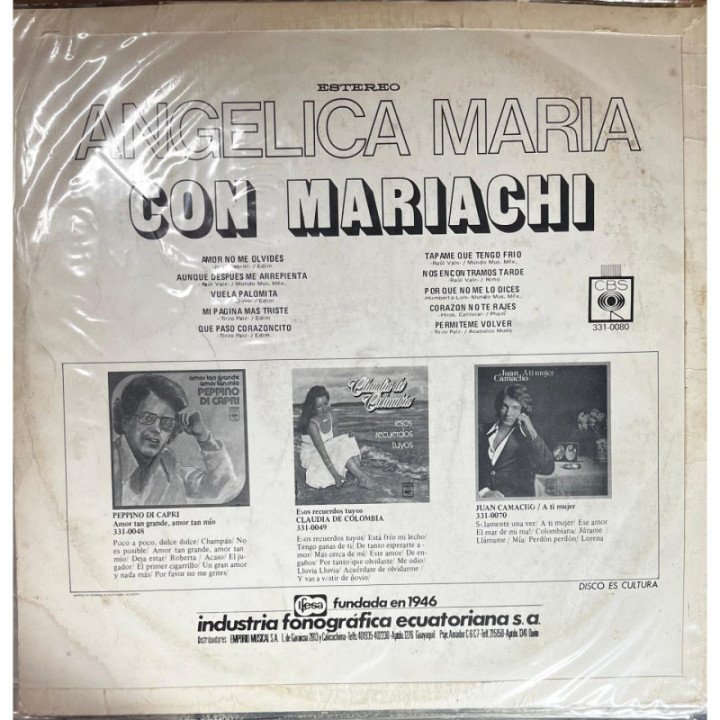 Angelica Maria - Con Mariachi reverso