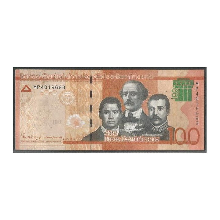 Rep. Dominicana 100 Pesos 2017 P190d