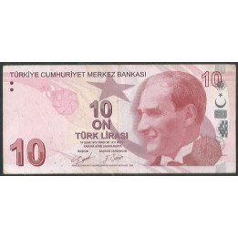 Turkya 10 Liras ND2009 P223d