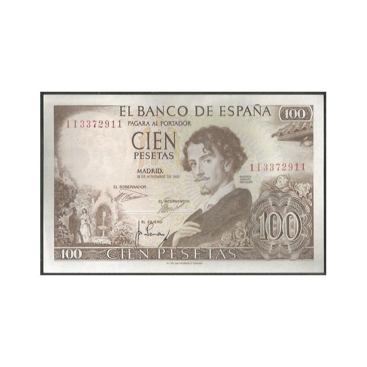 España 100 Pesetas 19 Nov 1965 P150