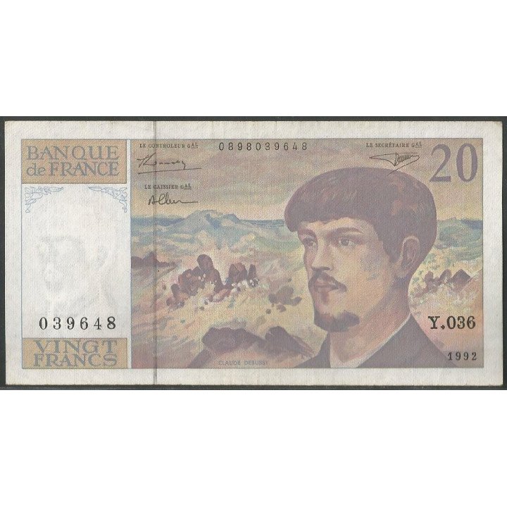 Francia 20 Francs 1992 P151f