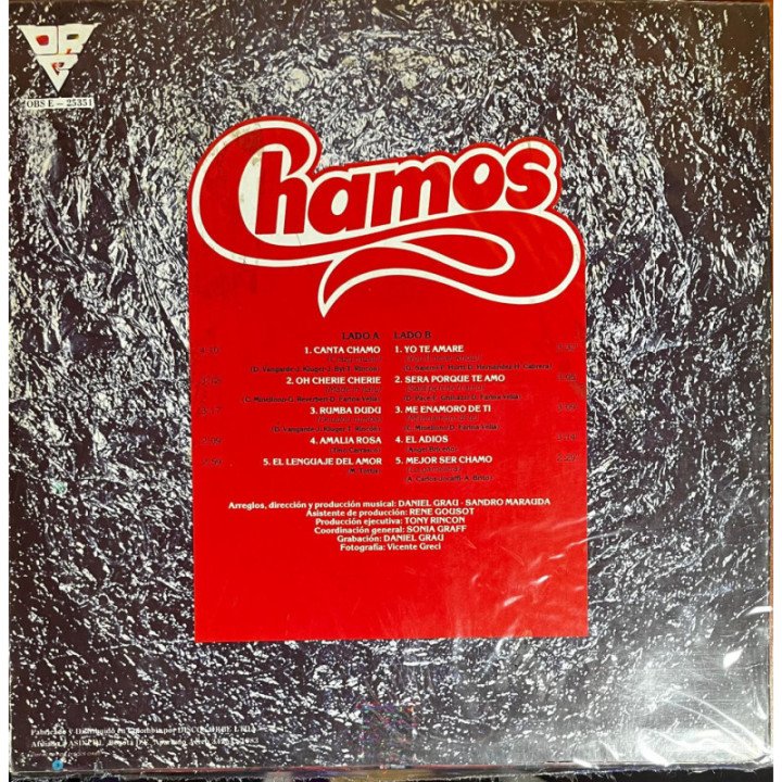 Chamos - Siempre te Amare reverso