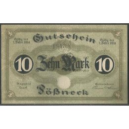 Alemania - Pobneck 10 Mark 1 Feb 1919