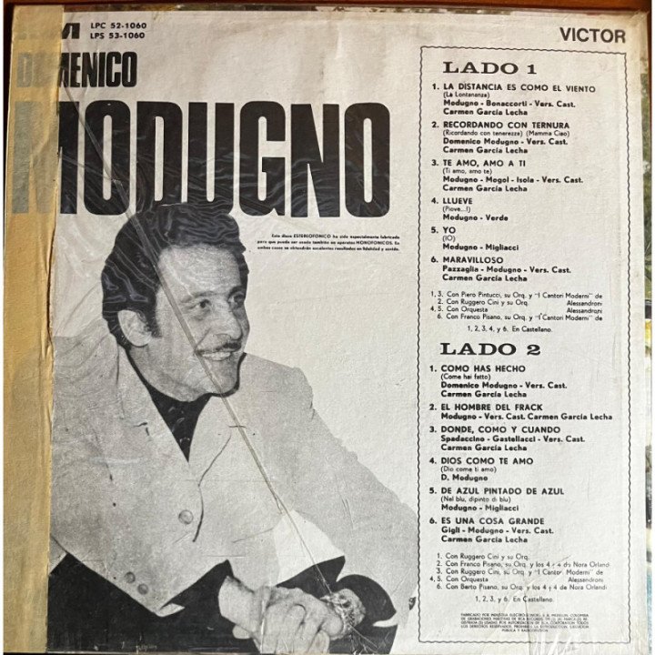 Domenico Modugno - En Castellano reverso