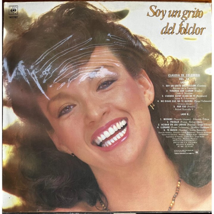 Claudia de Colombia - Soy Un grito De Folclor reverso