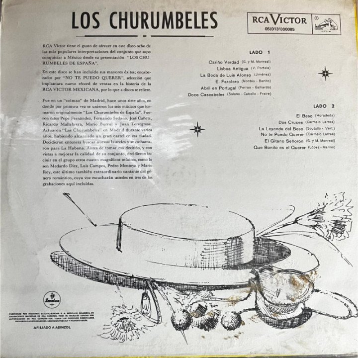 Los Churrumbeles De España reverso
