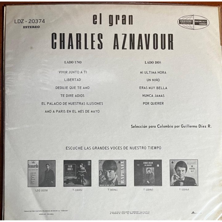 Charles Aznavour - El Gran Aznavour reverso