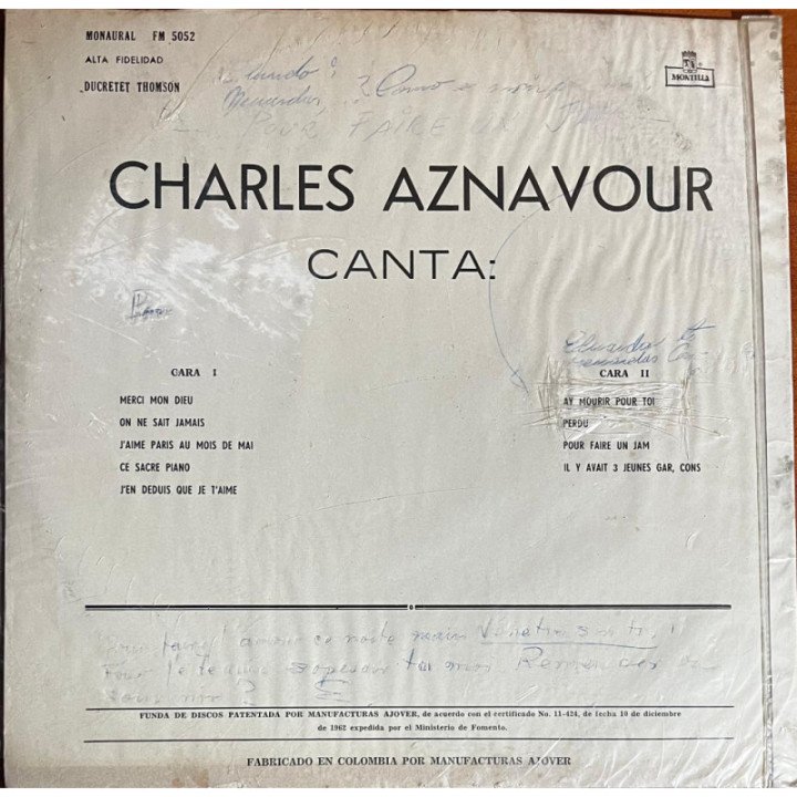 Charles Aznavour - Canta: reverso