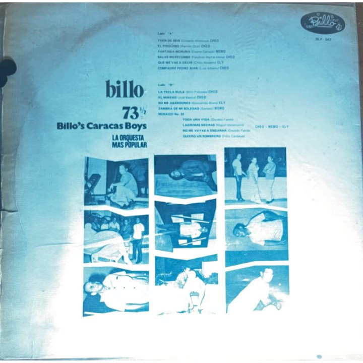 Billo's Caracas Boys - Billo 73' /2 reverso