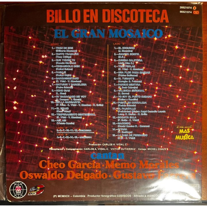 Billo's Caracas Boys - En Discoteca reverso